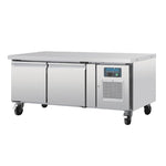 Polar U-Series Double Door Chef Base Counter Fridge - DA462