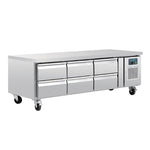 Polar U-Series Six Drawer Chef Base Counter Fridge - DA465