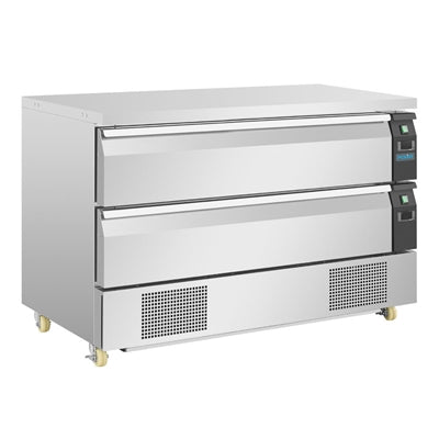 Polar U-Series Double Drawer Dual Temperature Counter Fridge Freezer 6xGN 1/1 - DA997