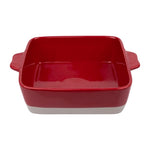 Olympia Red And Taupe Ceramic Roasting Dish 4.2Ltr - DB527