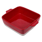 Olympia Red And Taupe Ceramic Roasting Dish 4.2Ltr - DB527