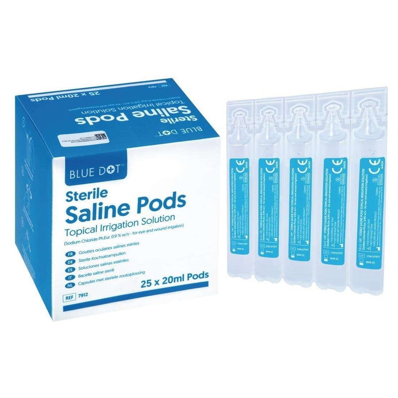 Eye Wash Pods 20ml Pack of 25 DC126