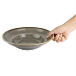 Olympia Kiln Pasta Bowls Smoke 250mm (4 Pack) - DC308
