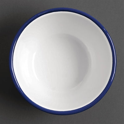 Olympia Enamel Pudding Bowls 155mm (6 Pack) - DC389