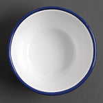 Olympia Enamel Pudding Bowls 155mm (6 Pack) - DC389