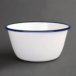 Olympia Enamel Pudding Bowls 155mm (6 Pack) - DC389