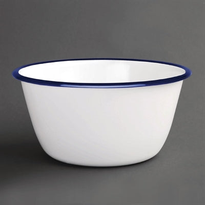 Olympia Enamel Pudding Bowls 155mm (6 Pack) - DC389