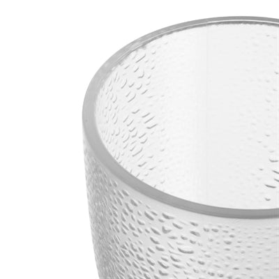 Olympia Kristallon Polycarbonate Tumbler Pebbled Clear 275ml (6 Pack) - DC928
