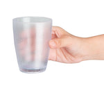Olympia Kristallon Polycarbonate Tumbler Pebbled Clear 275ml (6 Pack) - DC928