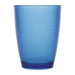 Olympia Kristallon Polycarbonate Tumblers Pebbled Blue 275ml (6 Pack) - DC929