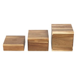 Olympia Acacia Riser Blocks 50/100/150(H)mm (3 Pack) - DF875