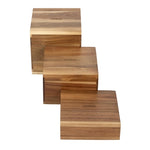 Olympia Acacia Riser Blocks 50/100/150(H)mm (3 Pack) - DF875