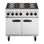 Lincat Phoenix LPG 6 Burner Oven Range PHGR01/P - DG284-P