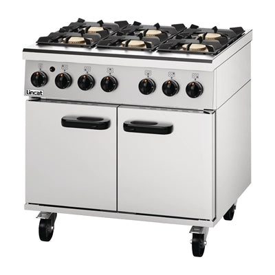 Lincat Phoenix LPG 6 Burner Oven Range PHGR01/P - DG284-P