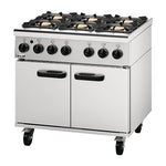 Lincat Phoenix LPG 6 Burner Oven Range PHGR01/P - DG284-P