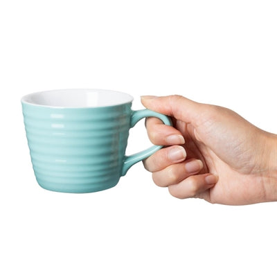 Olympia Cafe Aroma Mugs Aqua 230ml (6 Pack) - DH640