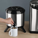 Olympia Stainless Steel Double-Wall Beverage Dispenser 6Ltr - DH709