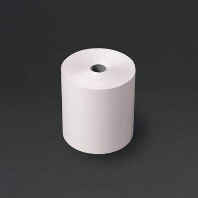 Olympia Non-Thermal 2ply White and Pink Till Roll 76 x 71mm (20 Pack) - DK595