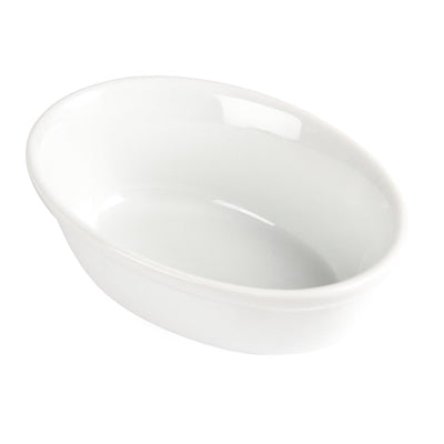 Olympia Whiteware Oval Pie Bowls 153x110mm (6 Pack) - DK807