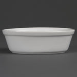 Olympia Whiteware Oval Pie Bowls 153x110mm (6 Pack) - DK807