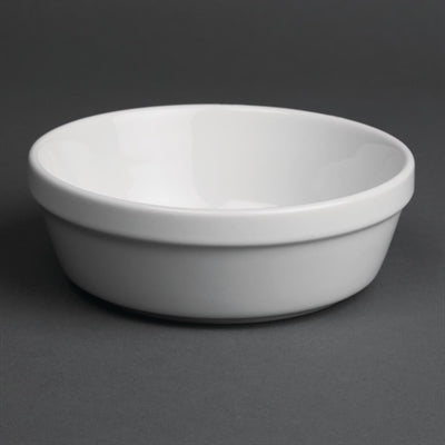 Olympia Whiteware Round Pie Bowls 137mm (6 Pack) - DK809