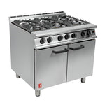 Falcon 6 Burner Dominator Plus Oven Range G3101 Propane Gas with Feet - DK940-P