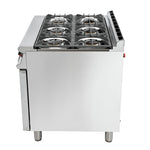 Falcon 6 Burner Dominator Plus Oven Range G3101 Propane Gas with Feet - DK940-P