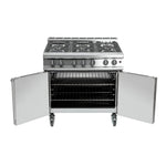 Falcon 6 Burner Dominator Plus Oven Range G3101 Propane Gas with Castors - DK941-P