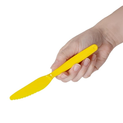 Olympia Kristallon Polypropylene Knife Yellow (12 Pack) - DL115