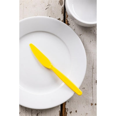 Olympia Kristallon Polypropylene Knife Yellow (12 Pack) - DL115