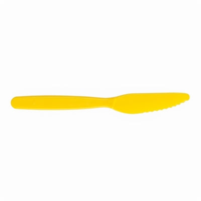 Olympia Kristallon Polypropylene Knife Yellow (12 Pack) - DL115