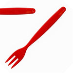 Olympia Kristallon Polypropylene Forks Red (12 Pack) - DL118