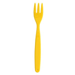 Olympia Kristallon Polypropylene Forks Yellow (12 Pack) - DL119