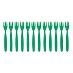 Olympia Kristallon Polypropylene Forks Green (12 Pack) - DL120