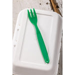 Olympia Kristallon Polypropylene Forks Green (12 Pack) - DL120