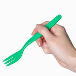 Olympia Kristallon Polypropylene Forks Green (12 Pack) - DL120