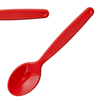 Olympia Kristallon Polypropylene Spoons Red (12 Pack) - DL122