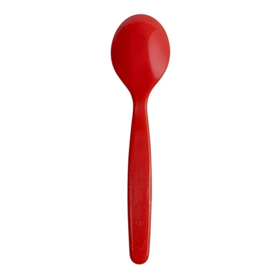 Olympia Kristallon Polypropylene Spoons Red (12 Pack) - DL122