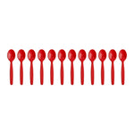 Olympia Kristallon Polypropylene Spoons Red (12 Pack) - DL122