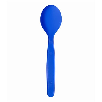 Olympia Kristallon Polypropylene Spoons Blue (12 Pack) - DL125