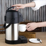 Olympia Lever Action Airpot 2.5Ltr | Stainless Steel Hot Drinks Dispenser DL165