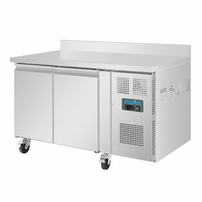 Polar U-Series Double Door Counter Fridge with Upstand 282Ltr - UA064