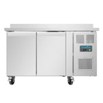 Polar U-Series Double Door Counter Fridge with Upstand 282Ltr - UA064
