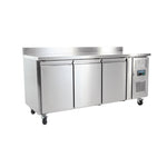 Polar U-Series Triple Door Counter Fridge with Upstand 417Ltr - UA065
