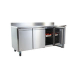 Polar U-Series Triple Door Counter Fridge with Upstand 417Ltr - UA065