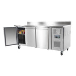 Polar U-Series Triple Door Counter Fridge with Upstand 417Ltr - UA065