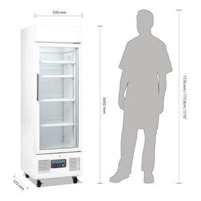 Polar G-Series Upright Display Fridge 218Ltr - DM075