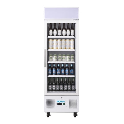 Polar G-Series Upright Display Fridge 218Ltr - DM075