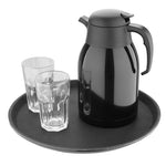 Olympia Insulated Hot Drinks Jug Black 2Ltr - DM184