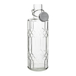 Olympia Geo Glasses Water Bottles with Stopper 1Ltr (6 Pack) - DN816
